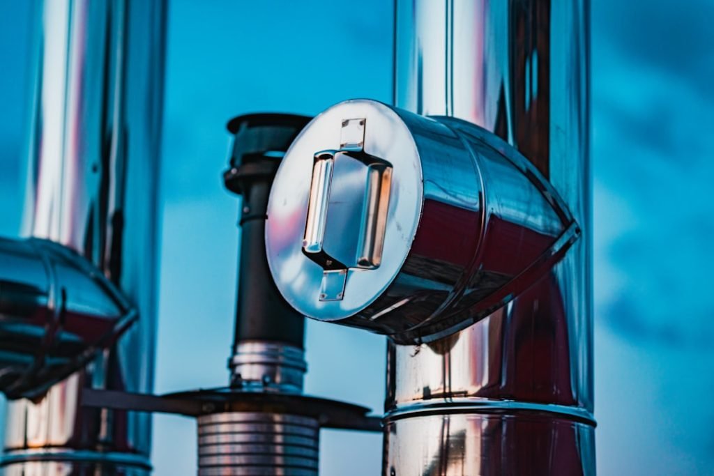 Stainless steel chimney for gas