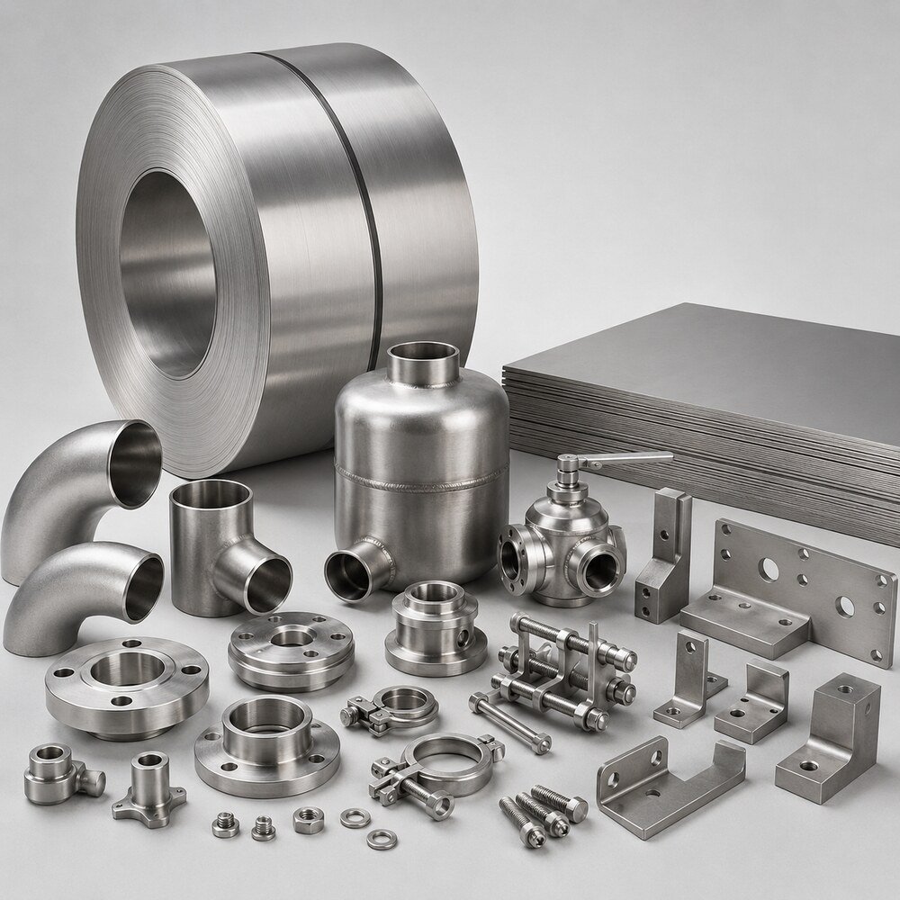 sus 316l stainless steel coil sheet pipe fittings 1000x1000